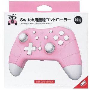 任天堂 Switch 良值PRO手把 粉白色